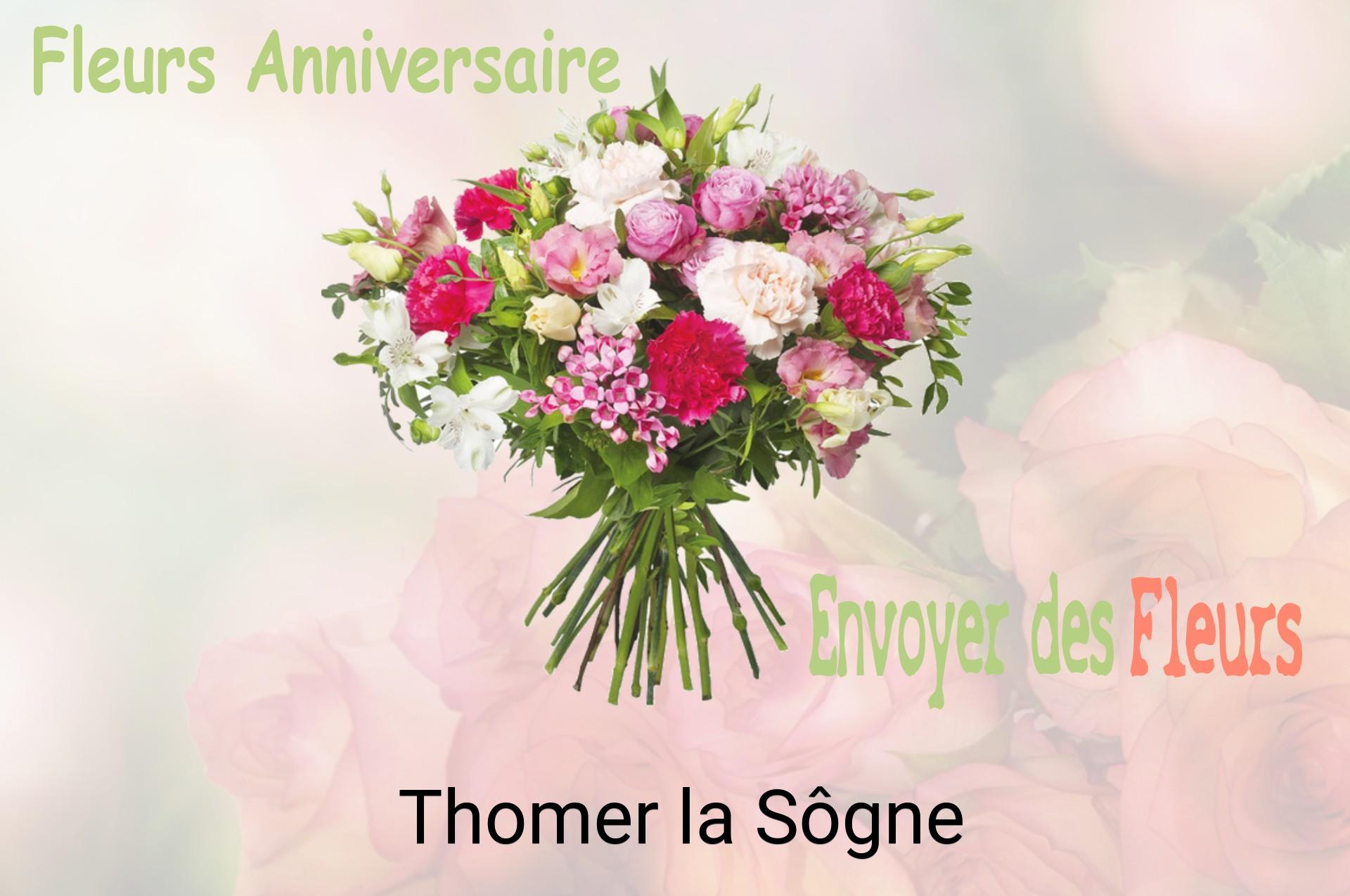 Bouquet de fleurs d’anniversaire livré à Thomer-la-Sôgne