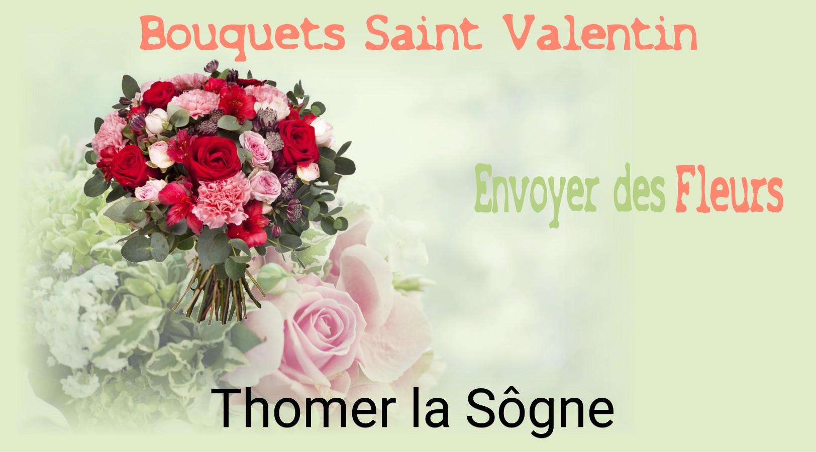 Roses de Saint-Valentin livrées à Thomer-la-Sôgne